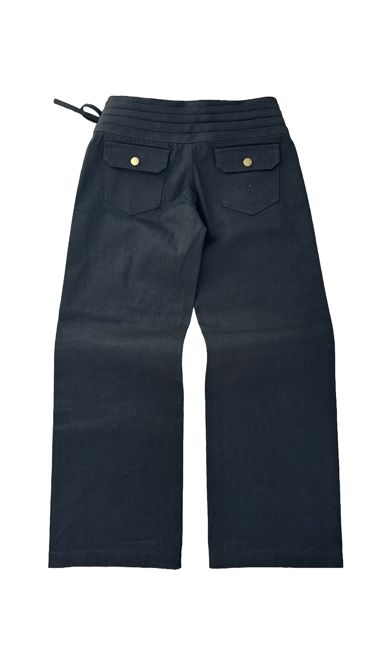PRE-ORDER Gia Noir Low-Rise Selvedge Denim