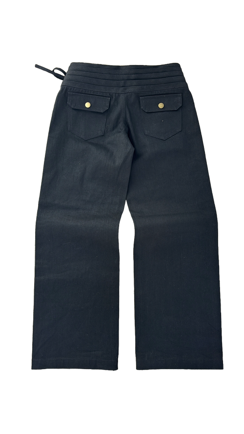 PRE-ORDER Gia Noir Low-Rise Selvedge Denim