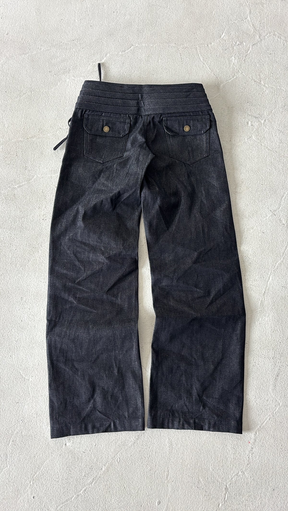 Gia Low-Rise Selvedge Denim
