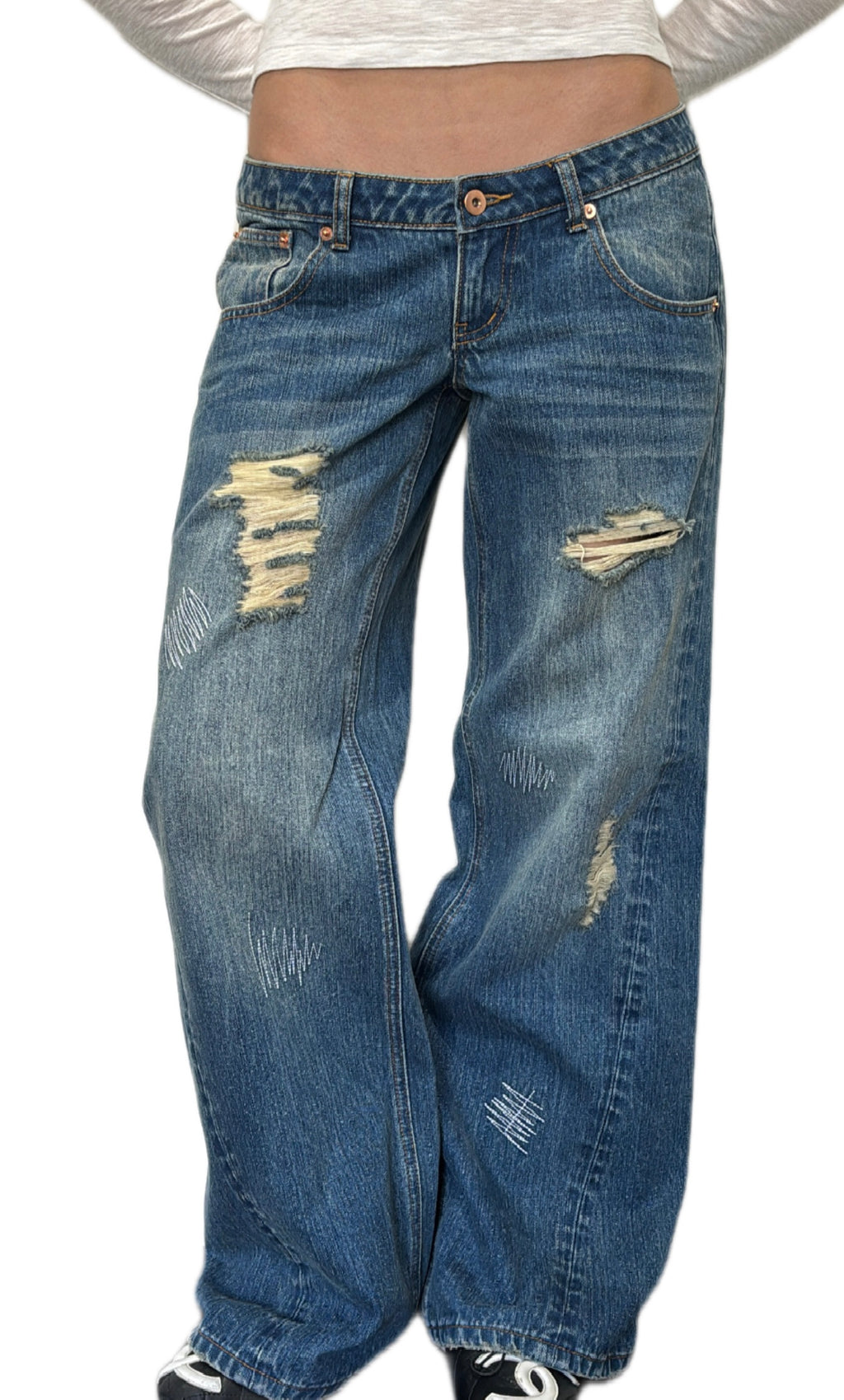 PRE-ORDER Afina Low-Rise Denim