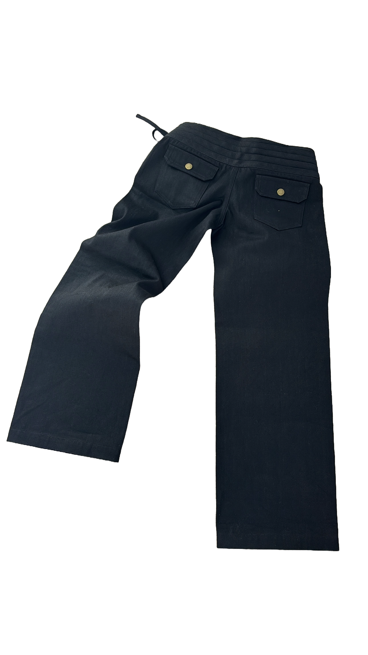 PRE-ORDER Gia Noir Low-Rise Selvedge Denim
